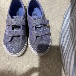 Two pairs of glittery toddler size 11 play shoes